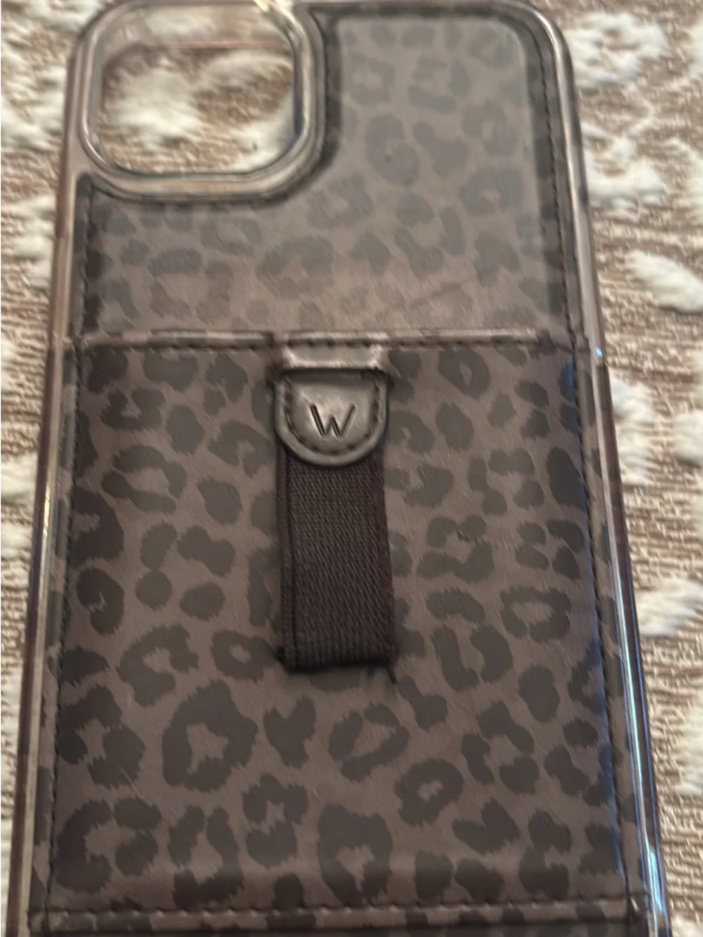 Wallis Black iPhone 15 Plus Protective Case